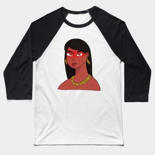 Native Woman Baseball T-Shirt